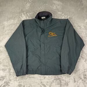 VTG Fahrenheit General Construction streetwear retro bomber jacket mens Large